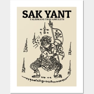 Sak Yant Muay Thai Tattoo Posters and Art